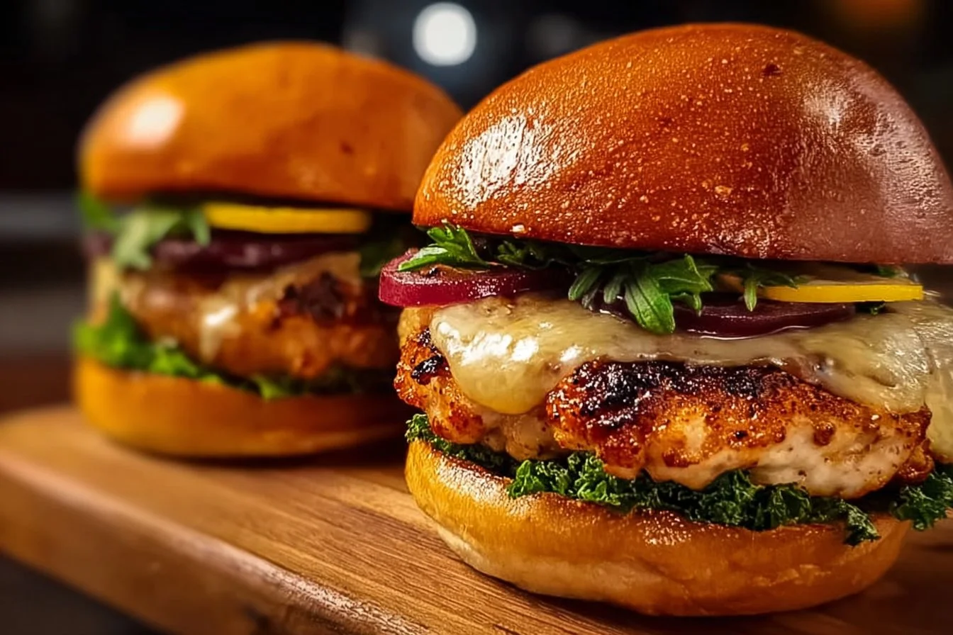 Juicy Ground Chicken Smash Burgers