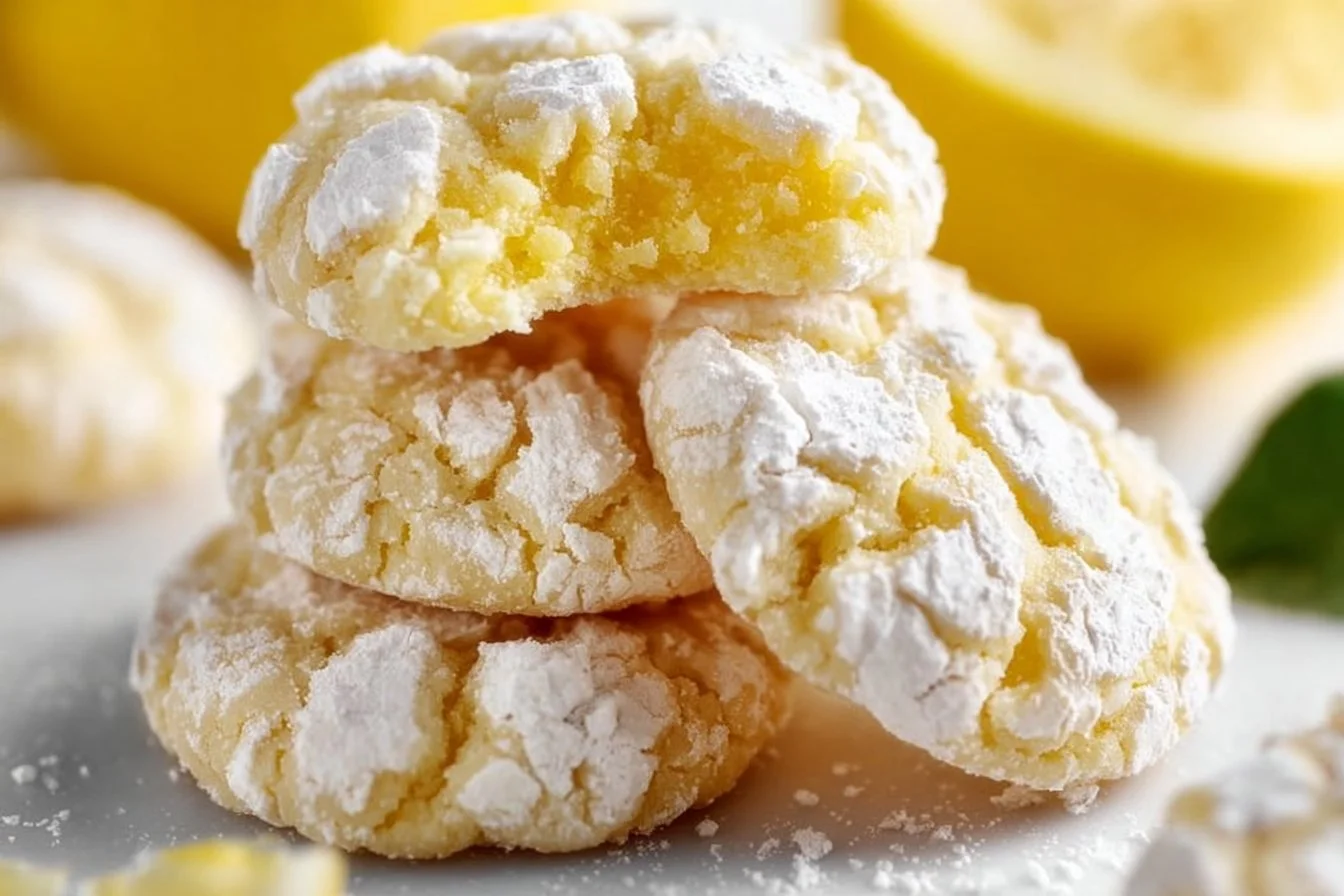 Lemon Crinkle Cookies Lemon Crinkle Cookies Lemon Crinkle Cookies