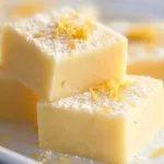 Delicious lemon fudge with a creamy texture and vibrant lemon flavor