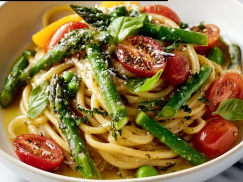 Lemon Herb Pasta with Spring Vegetables