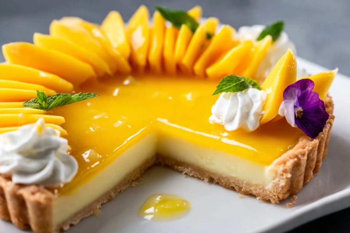 Mango Curd Tart