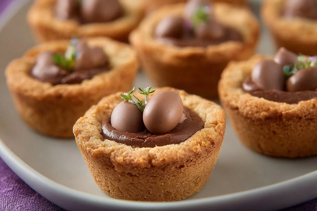Mini Egg Cookie Cups