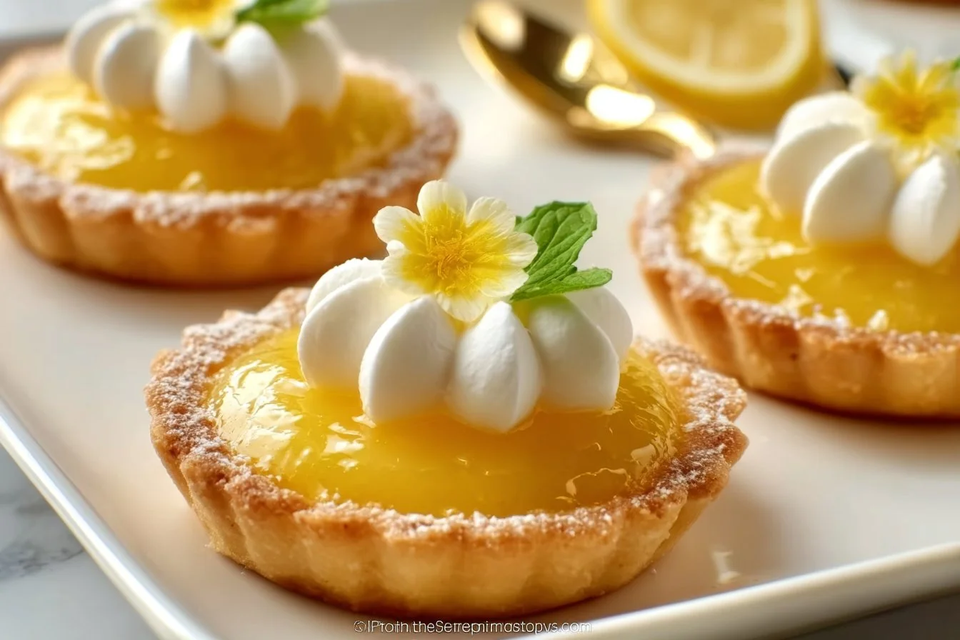 Mini Vegan Lemon Tarts