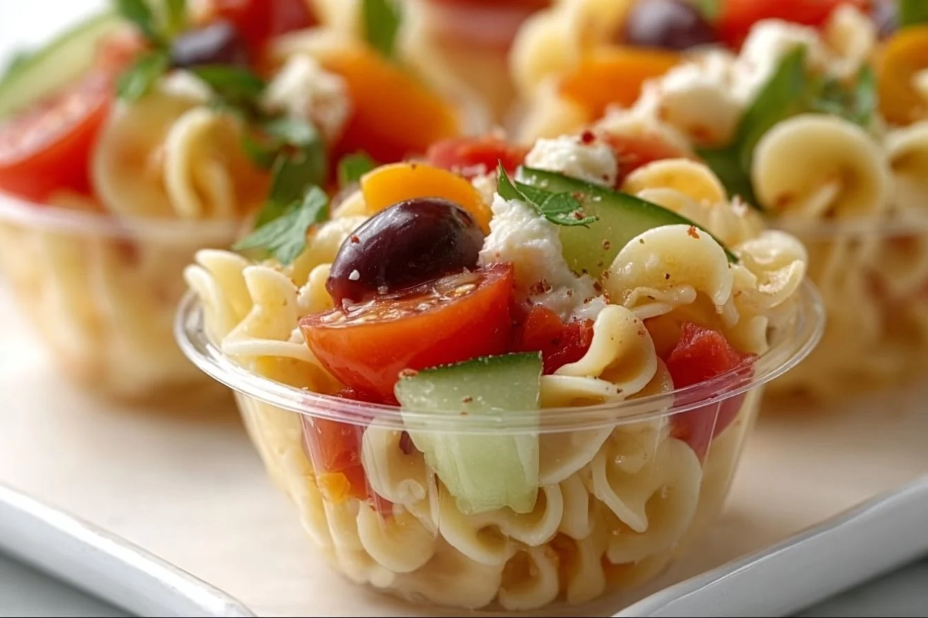 Pasta Salad Cups Recipe