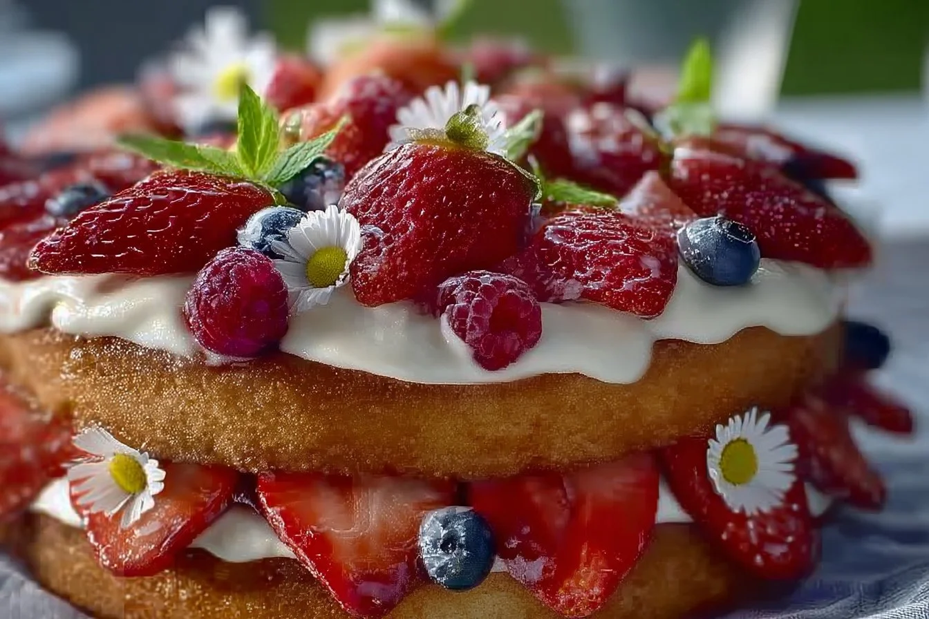 Pin by thea on food | Baking, Picnic cake, Summer baking