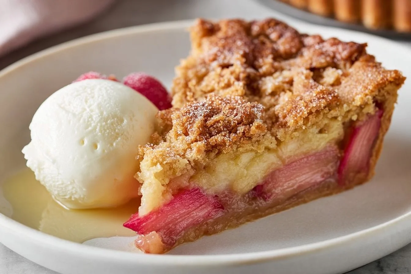 Rhubarb Custard Pie
