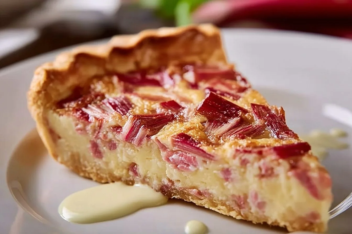 Rhubarb Custard Pie