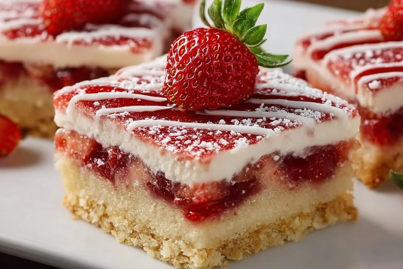 Strawberry Shortcake Bars