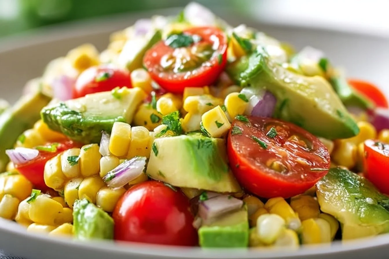 Summer Corn Salad with Avocado