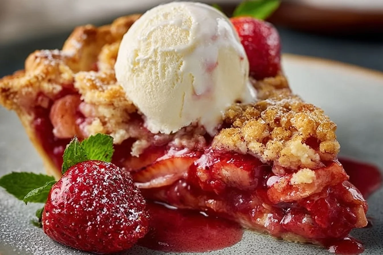 The Best Strawberry Rhubarb Pie