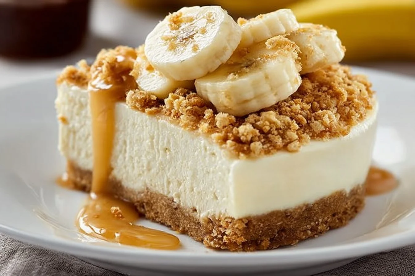 Ultimate Banana Pudding Crunch Cheesecake